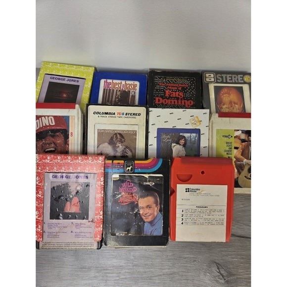 Lot/11 Tested 8 Track Tapes Country New/Used George Jones Loretta Lynn‎ and more - Picture 1 of 6